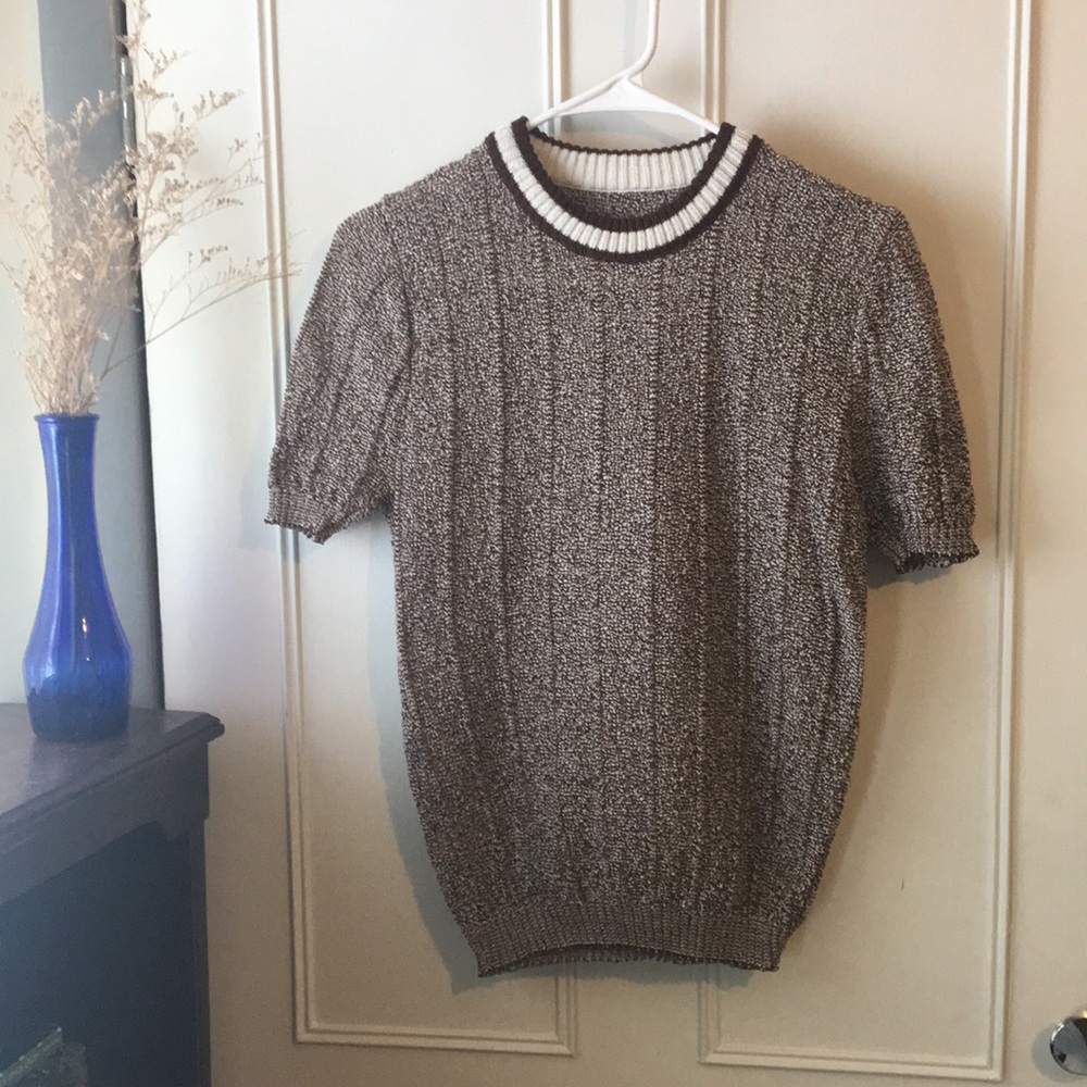 Vintage short sleeved sweater
